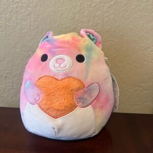 Squishmallows Cyrena the Tie-Dyed Bear 8" Stuffed Plush